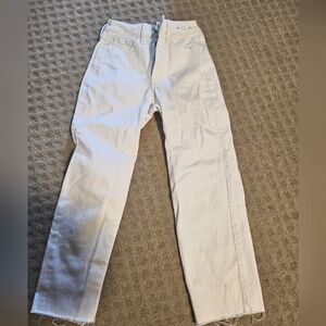 Hollister white jeans, w 24